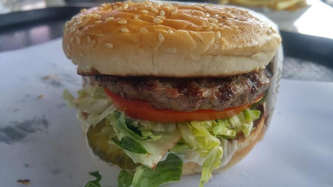 A charuburger from the Silverdale The Habit Burger Grill.
