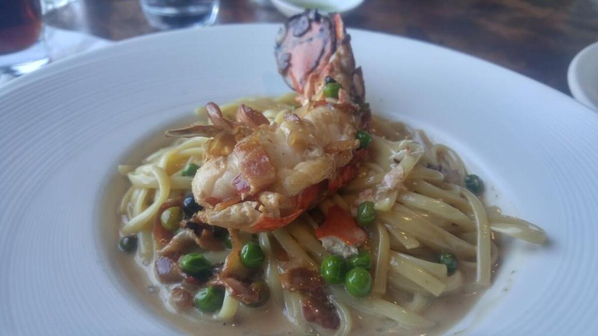 The lobster carbonara at The Lobster Shop, which is one of the participating restaurants in Tacoma Restaurant Week (the menu will vary).