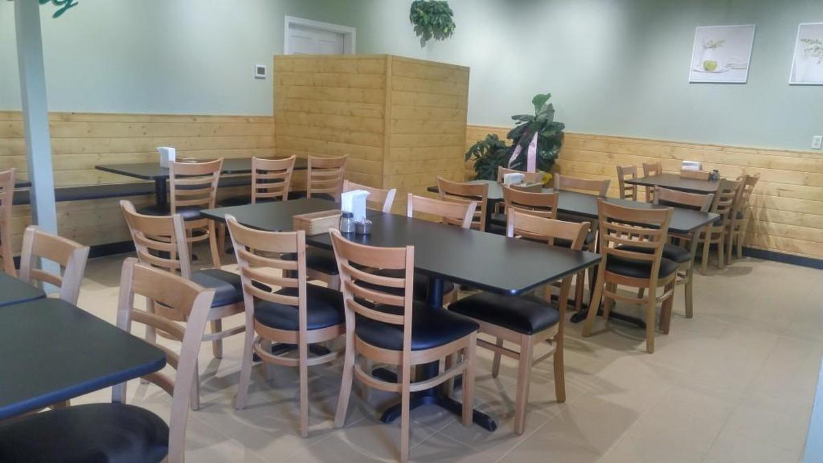 The dining room at Song Song Restaurant.