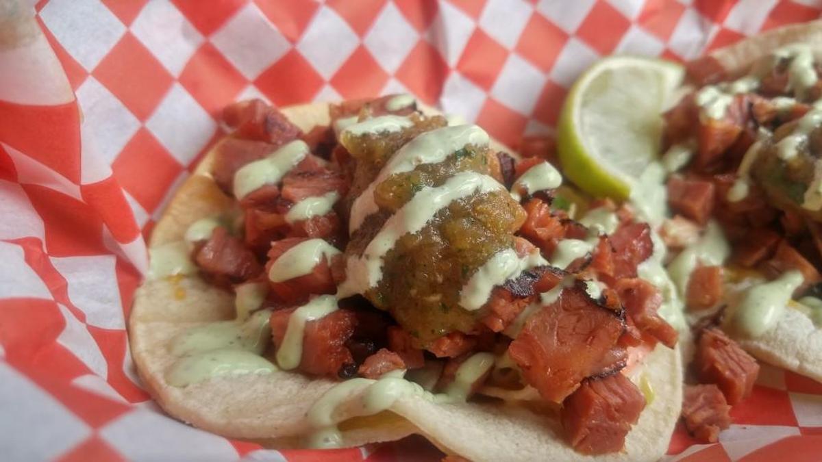 Irish corned beef tacos are an every-Thursday special at O’Malley’s Irish Pub in Tacoma.
