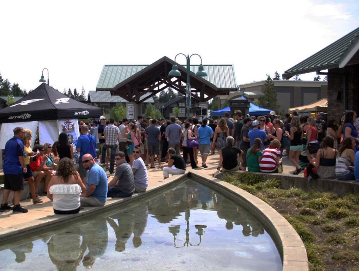 The Gig Harbor Beer Festival brought approximately 1,500 people to the pavilion at Uptown Gig Harbor in 2013.