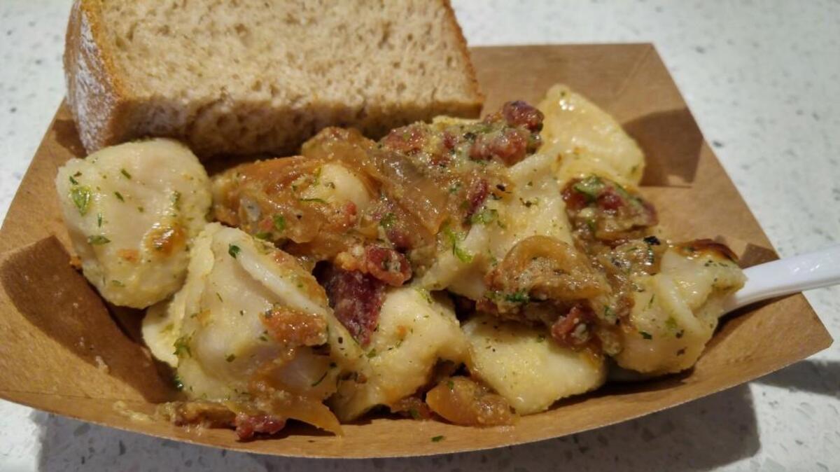 Chicken pelmeni from Vostok Dumpling House in downtown Tacoma.