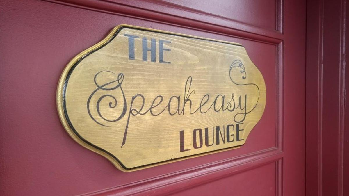 The Speakeasy Lounge has a sign on the front door, but otherwise the business is not marked in the South Hill neighborhood.
