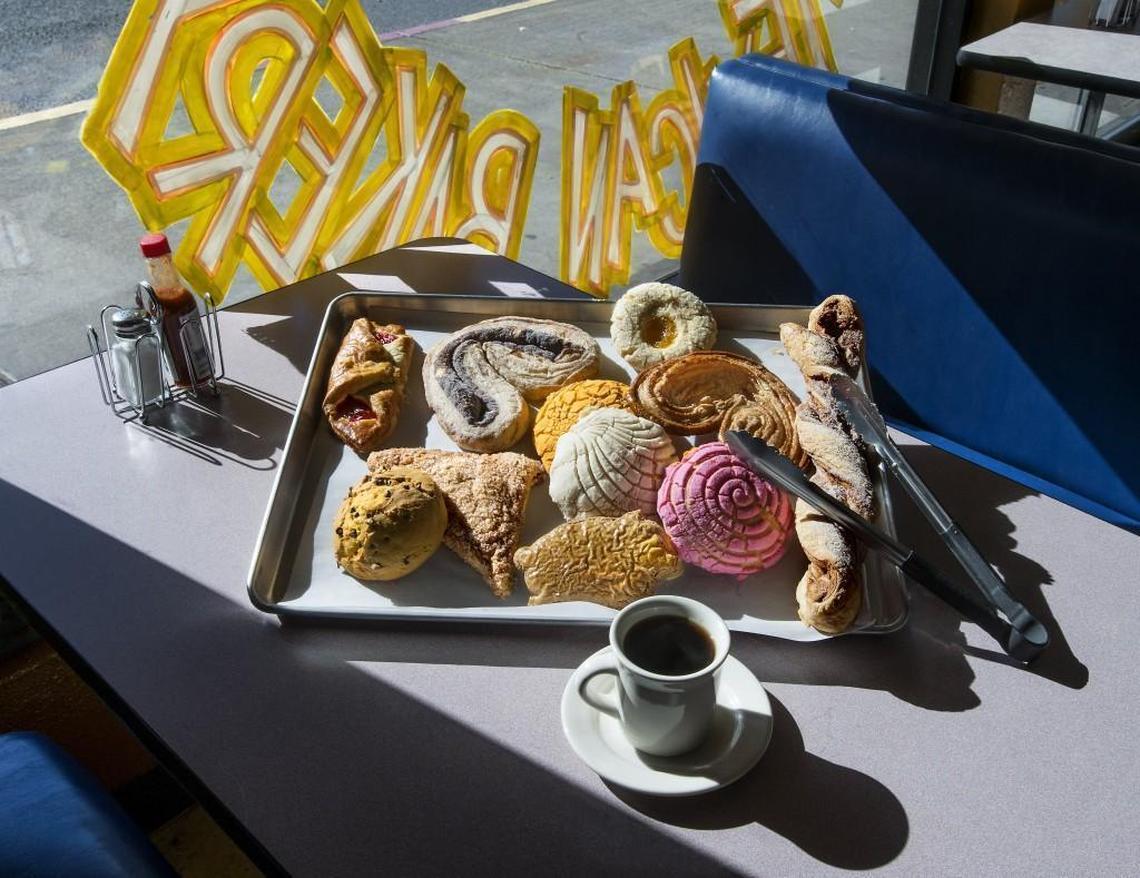 Zocalo Bakery and tortas shop in the Lincoln Business District on South 38th Street has a wide selection of Mexican baked sweets and treats, including concha buns, sugar-crusted turnovers and molasses puerquitos pig cookies.