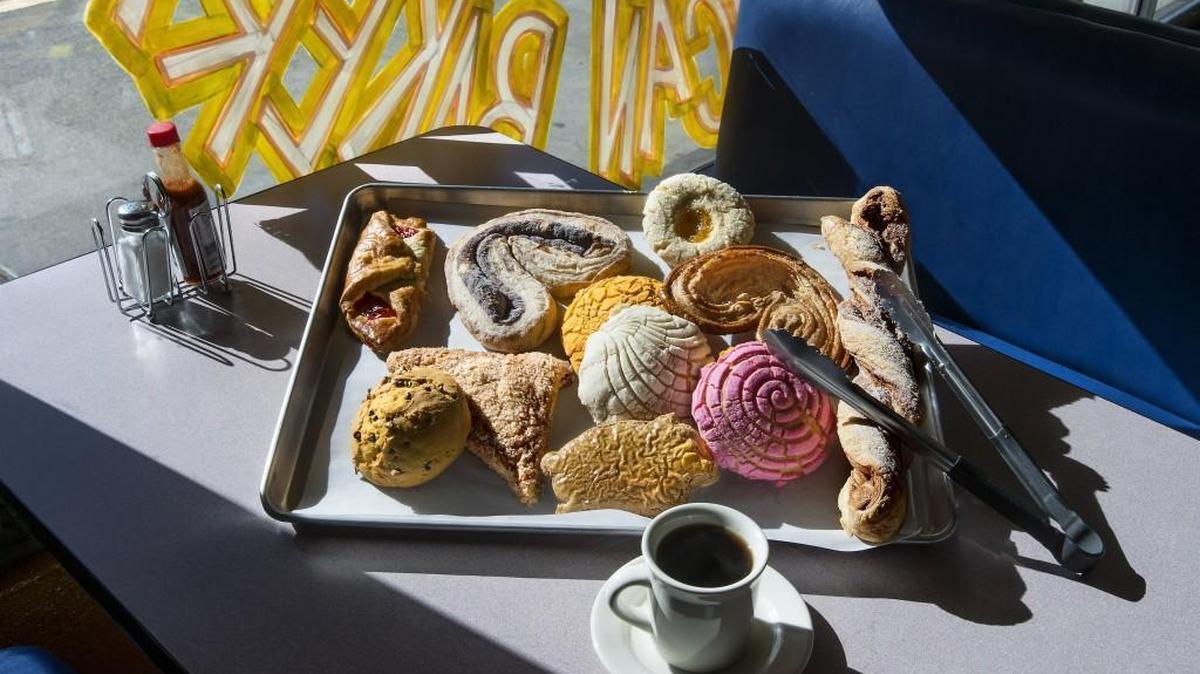 Zocalo Bakery and tortas shop in the Lincoln Business District on South 38th Street has a wide selection of Mexican baked sweets and treats, including concha buns, sugar-crusted turnovers and molasses puerquitos pig cookies.