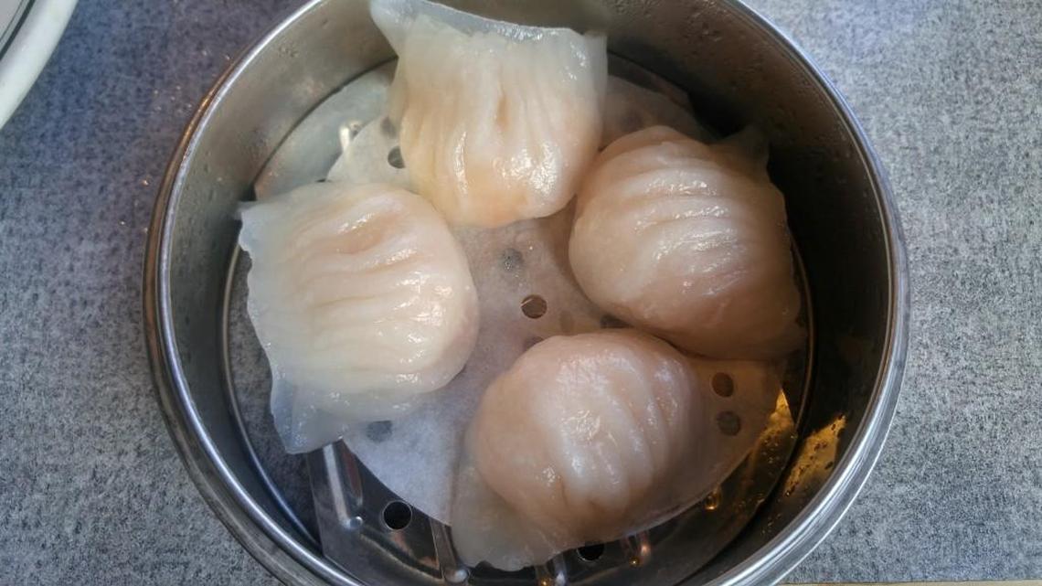 Shrimp dumplings from Ming Palace.
