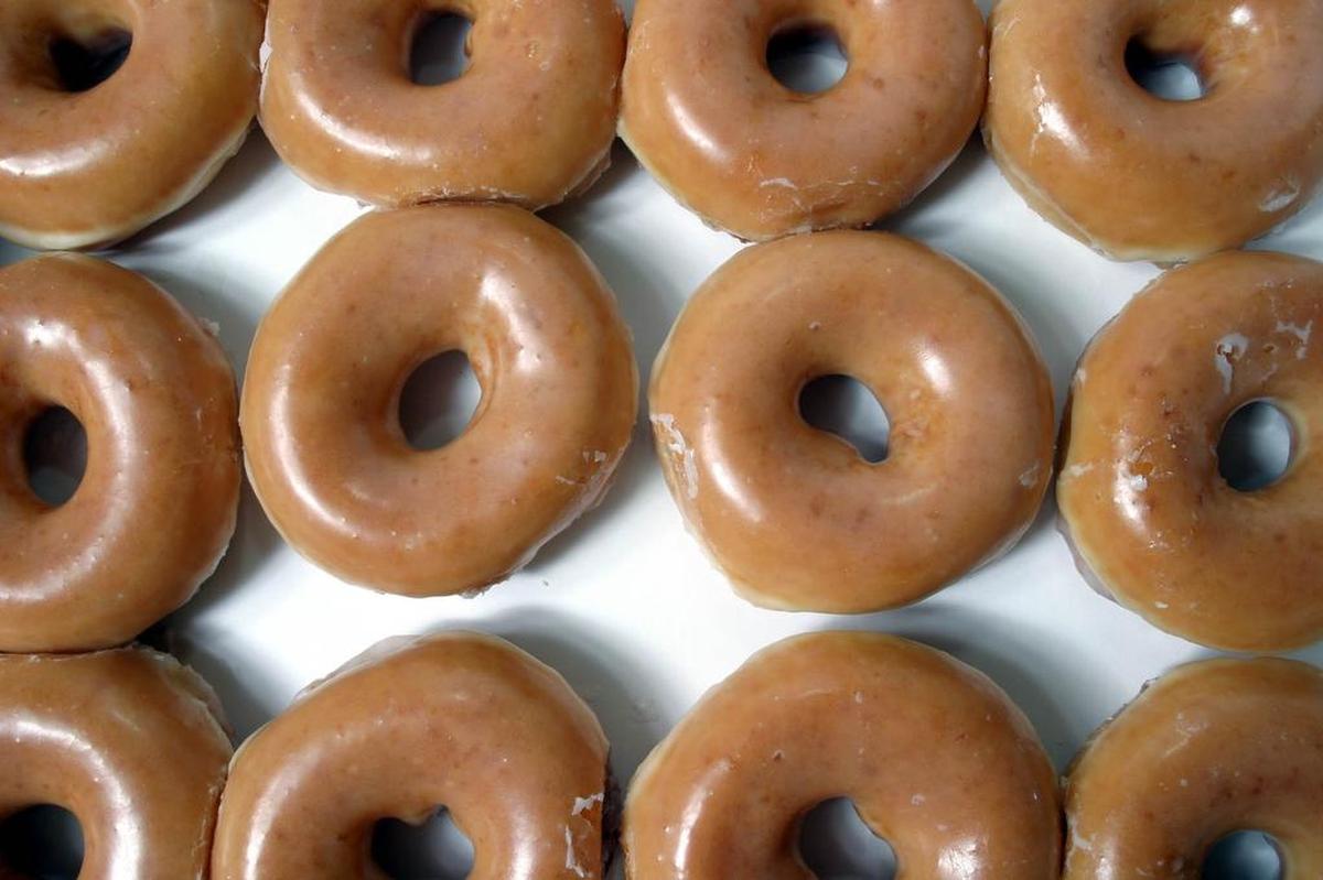 Krispy Kreme doughnuts give customers who show proof of a COVID-19 vaccine a free glazed doughnut. The promotion that began in March offers a free doughnut daily.
