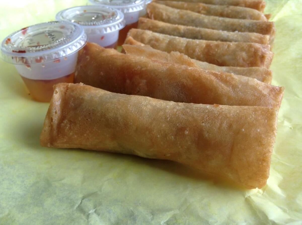 Lumpia from Northwest Lumpia. These are $1 each.