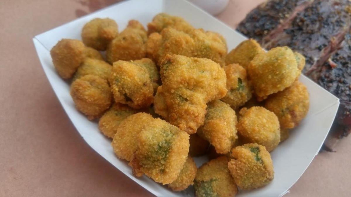 Fried okra from BBQ2U in Gig Harbor.
