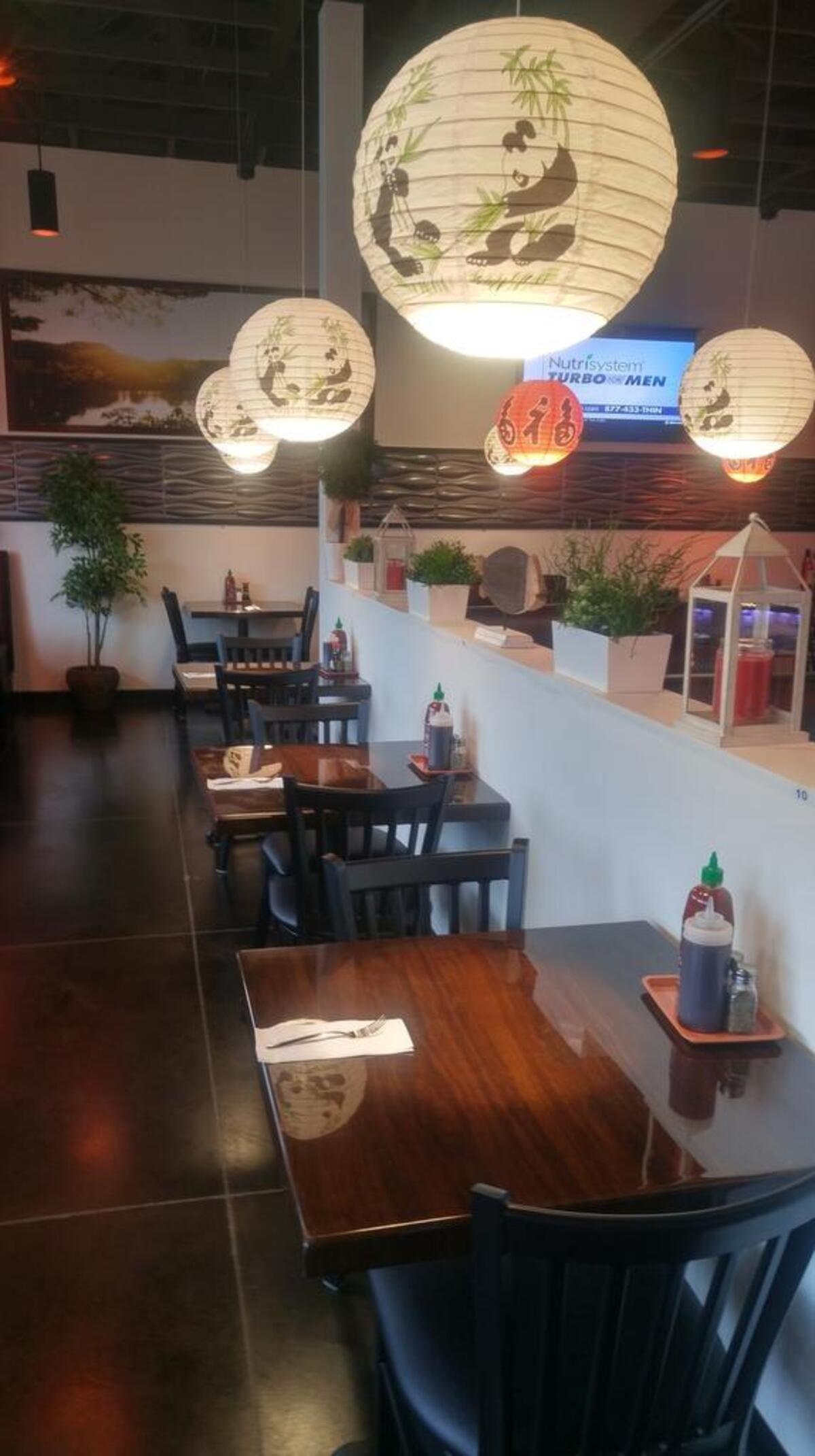 The dining room of Happy Teriyaki in Lakewood.