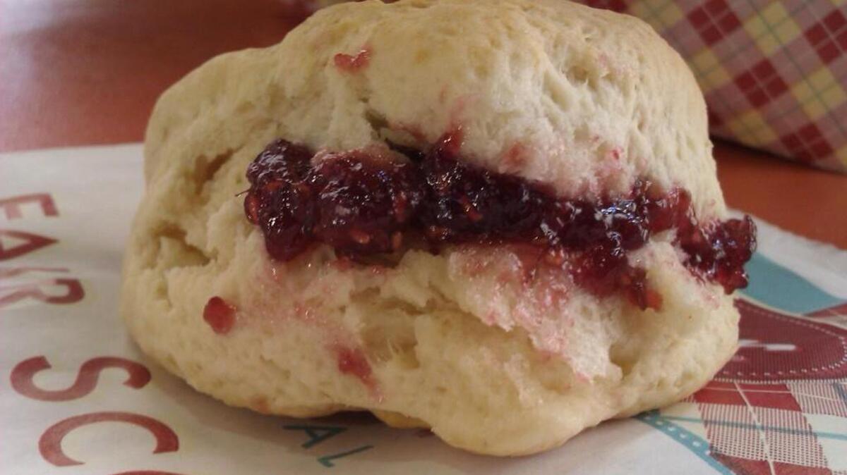 Delicious scones are being served in downtown Puyallup through Wednesday (Nov. 15).