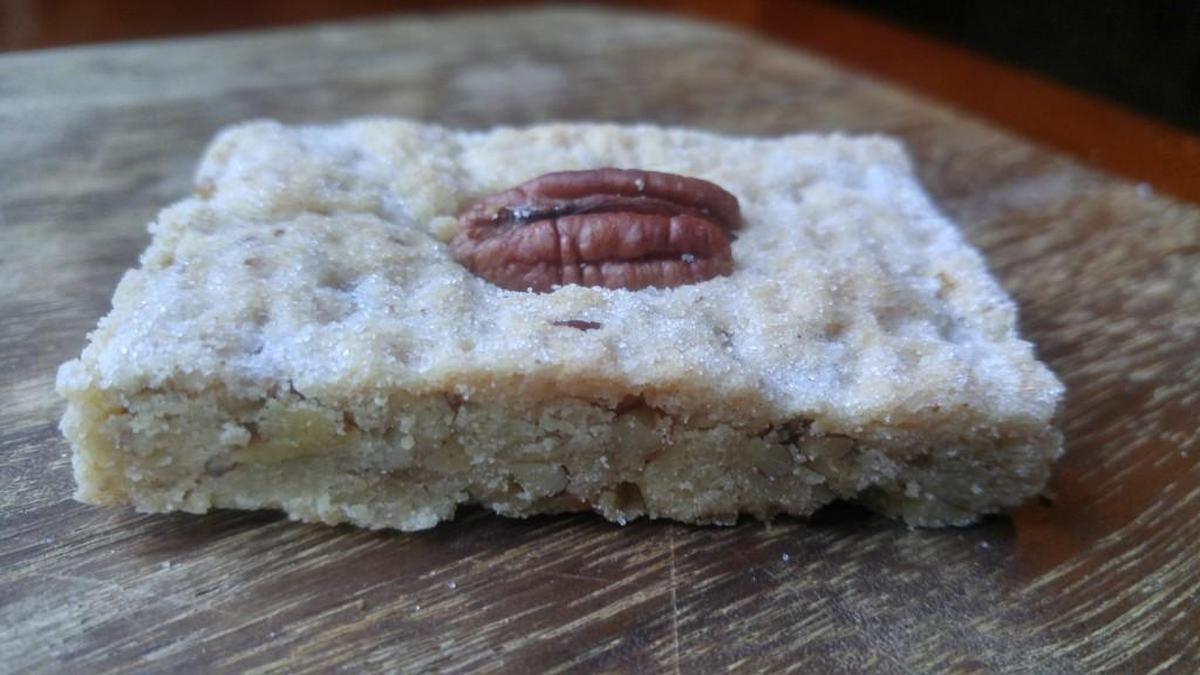 Maple-pecan shortbread from Alegre Bakery and Gelato.