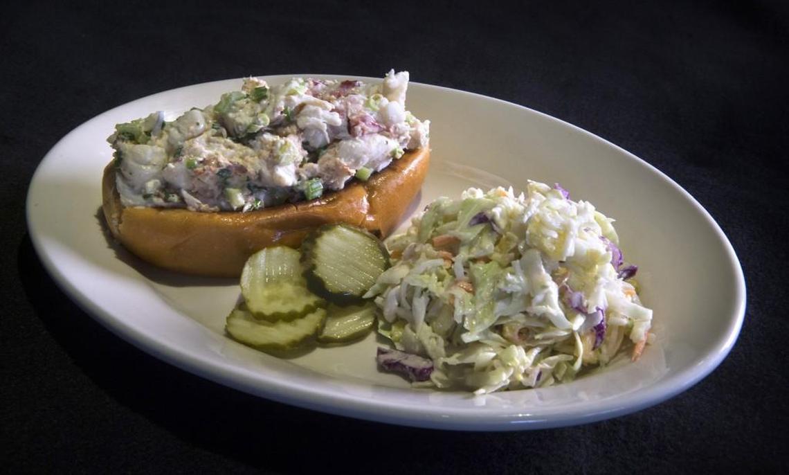 Chef Sean Sullivan’s lobster roll at The Fish Peddler in Tacoma.