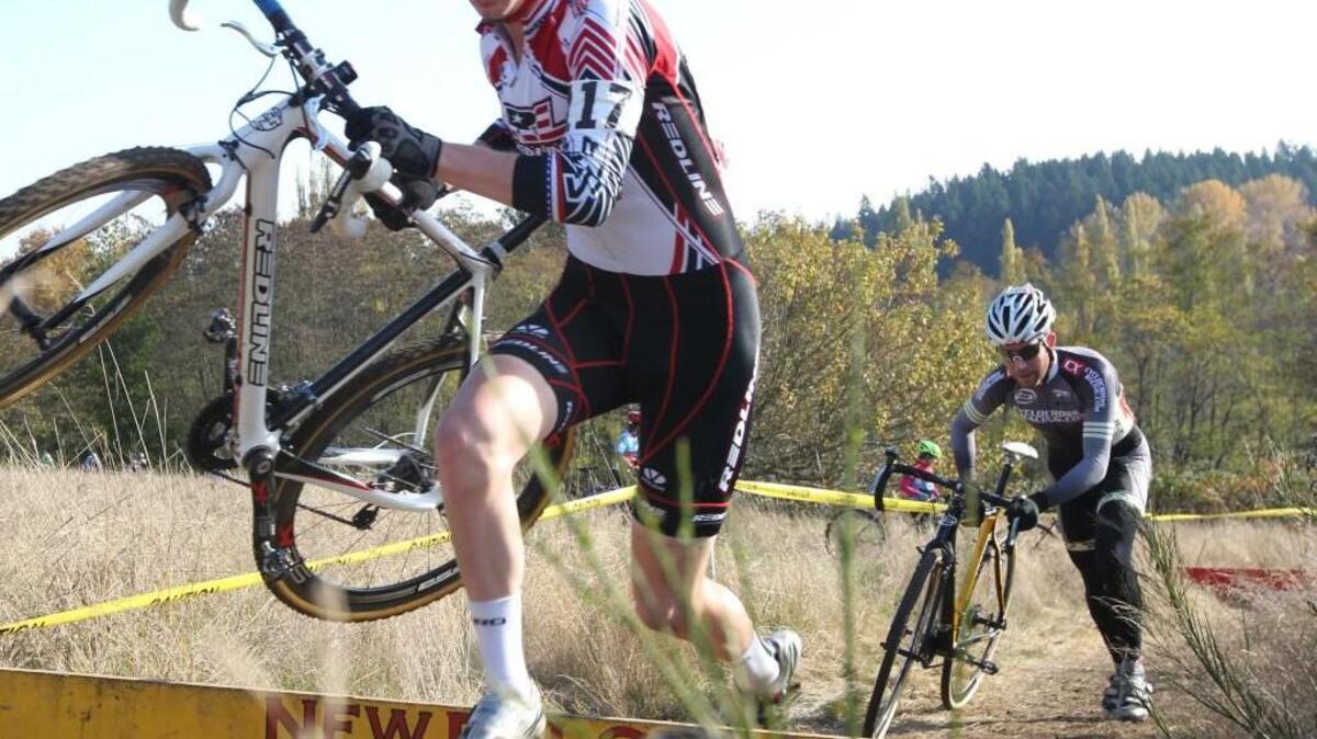 Check out cyclocross at race in Tumwater on Saturday.