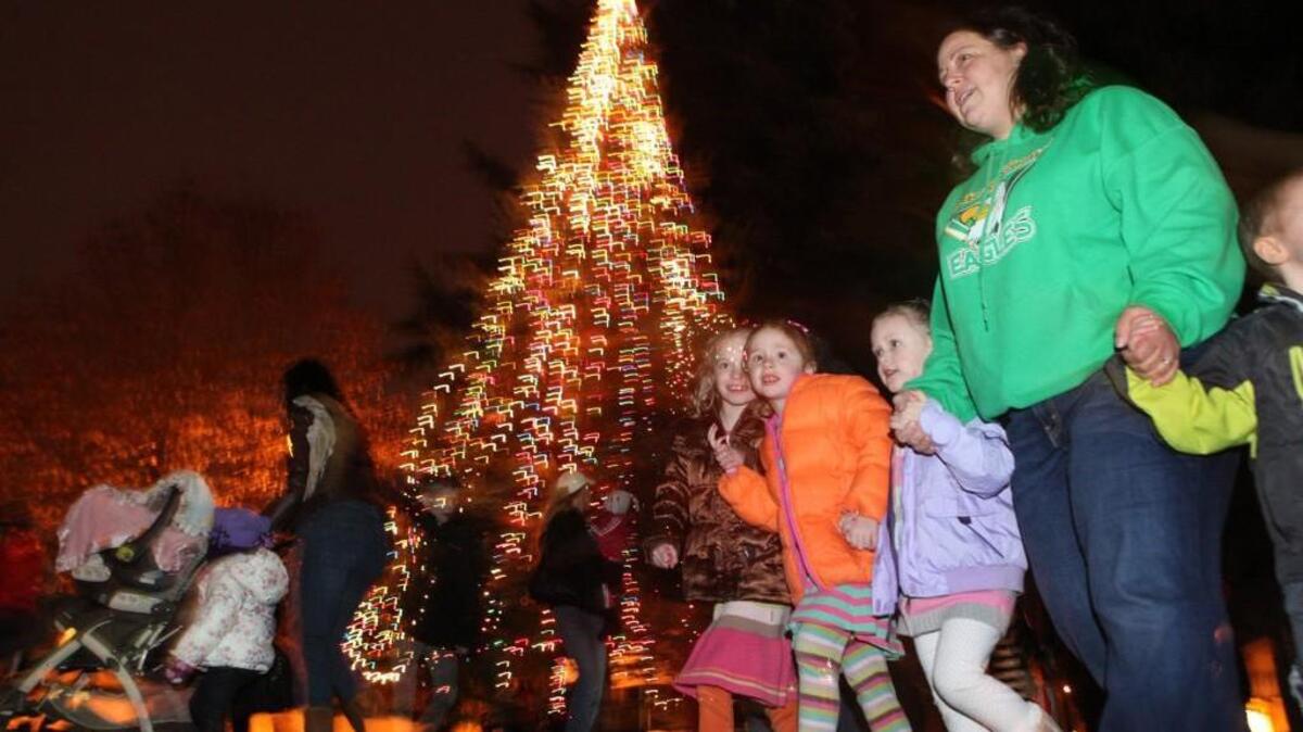 Come out for the annual tree lighting ceremony in Tacoma on Saturday.