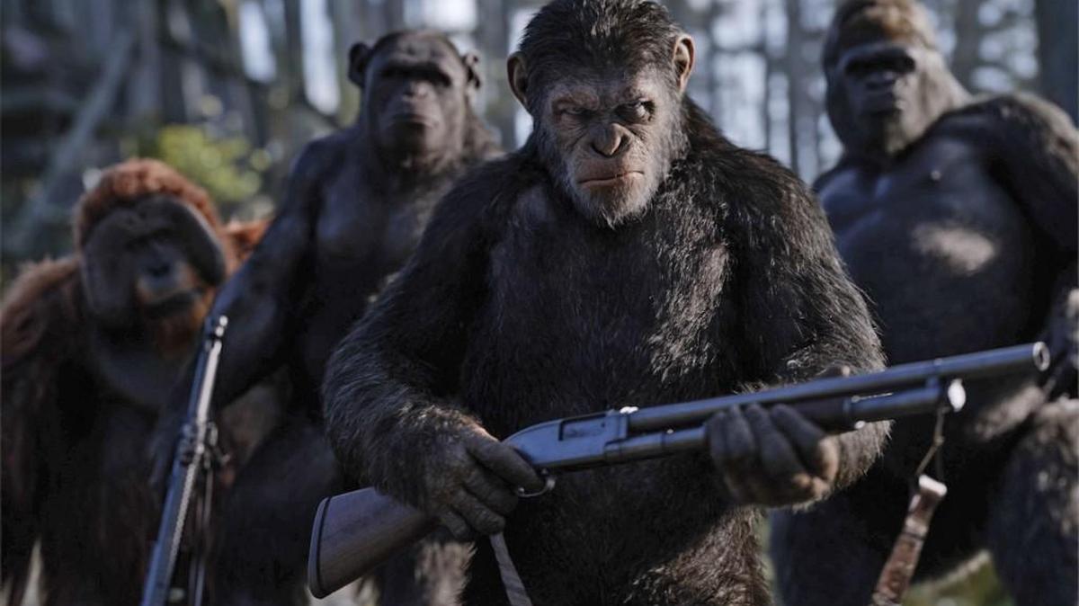 Andy Serkis reprises his role of Caesar in “War for the Planet of the Apes.”