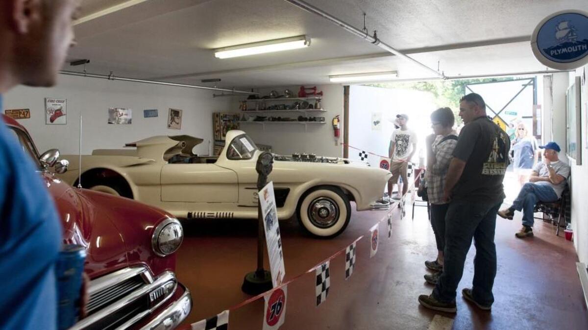 Car enthusiasts were especially interested in the 1962 Russ Losing Special Custom with a Plymouth V-8 and fiberglass over plywood body shown at the the LeMay Home Grounds during the annual LeMay Car Show in 2012. This year’s show will be Saturday.