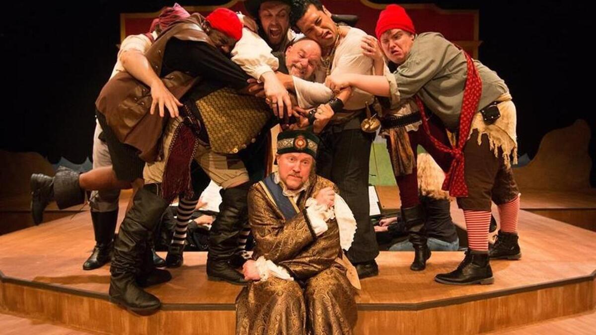 A performance of “Pirates of Penzance” at Lakewood Playhouse.