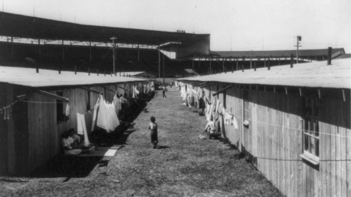 What is now the Washington State Fair and Exhibition Center served as Camp Harmony, an assembly center for interred Japanese Americans in World War II.