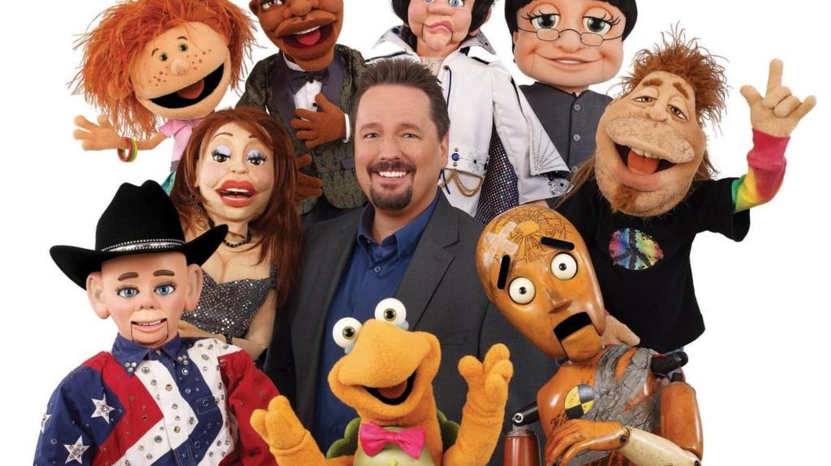 
Terry Fator and his cast of characters.
