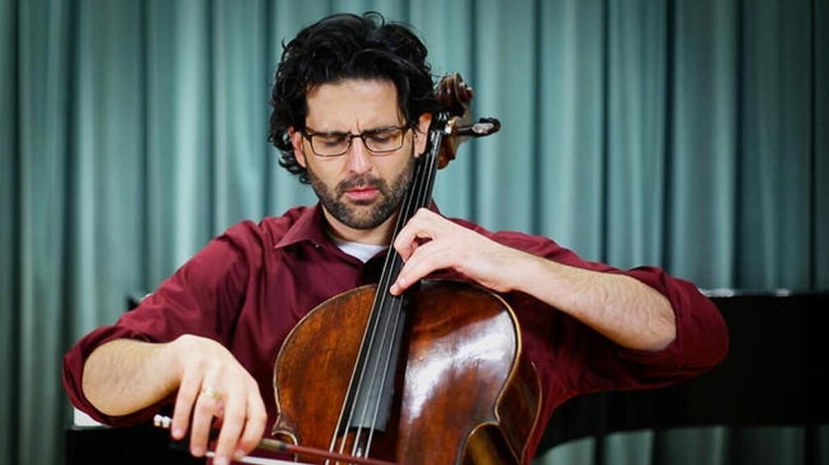 Amit Peled will be the cello soloist for the Northwest Sinfonietta’s presentation of “Tales of Hope and Heroism.”