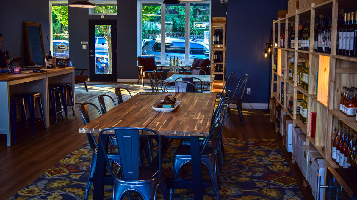 Hidden Harbor Wine Library, a wine bar and bottle shop, opened at 8805 N. Harborview Drive in Gig Harbor in August 2024.