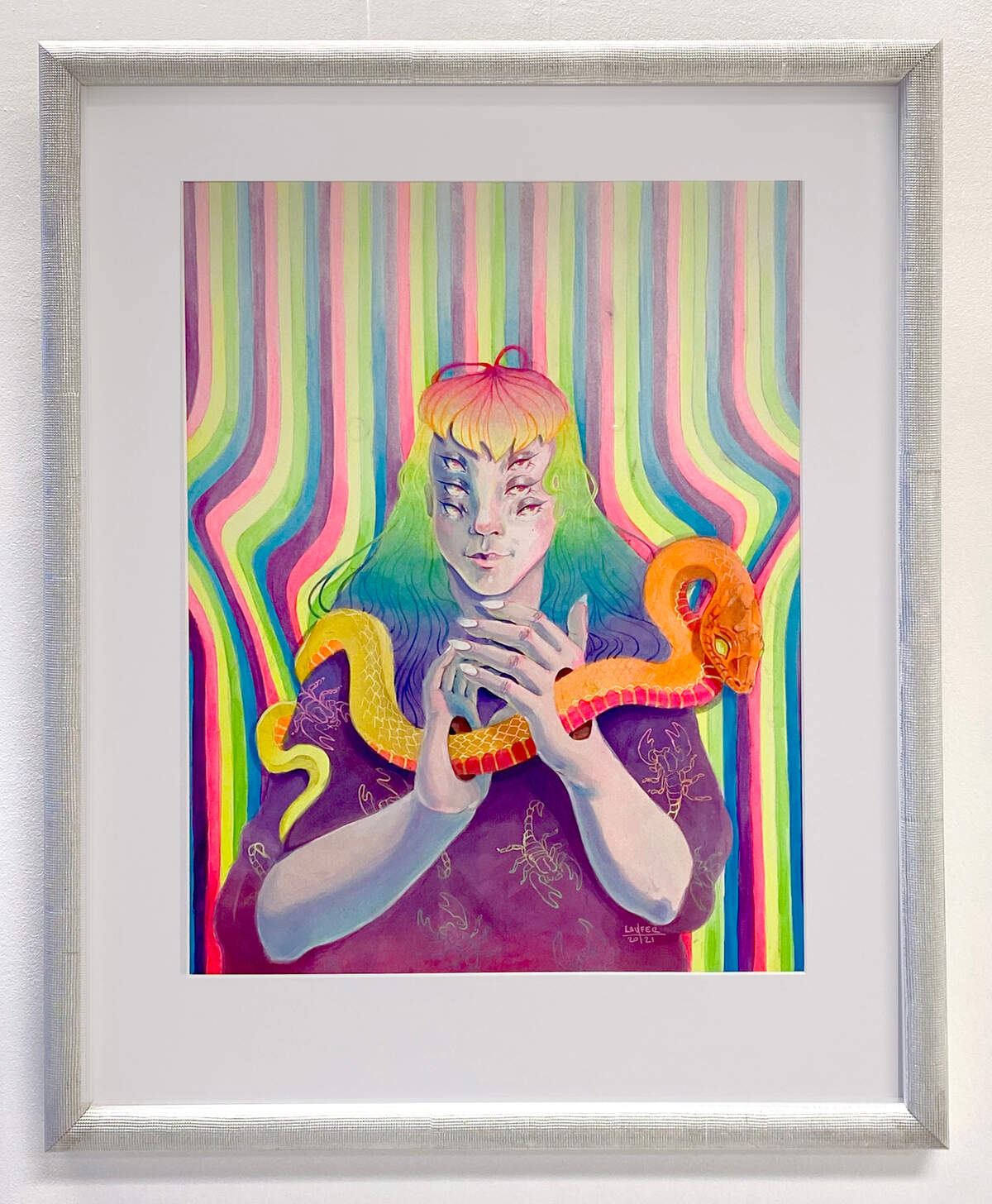 Ashley Laufer, a watercolor artisit, will be at the Tacoma in Seattle art exhibition Aug. 11 and 12.