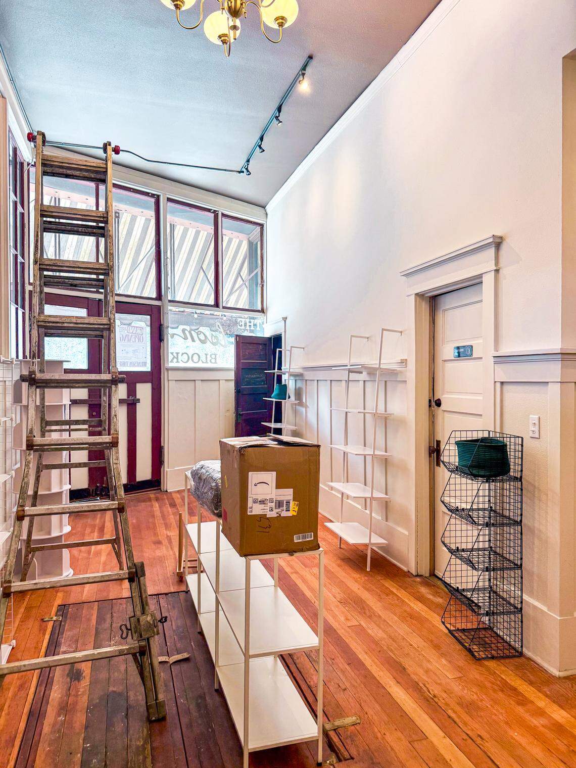 The future site of Wilkeson Thrift, preparing for its grand opening, which is scheduled for March 1. The free thrift store will offer no-cost essentials and life skills to the community.