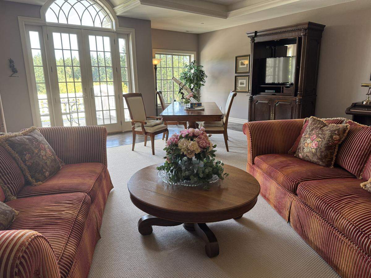 A common area inside the Manor at Kensington Gardens on Thursday, Aug. 14, 2025, in the area of Gig Harbor, Wash.
