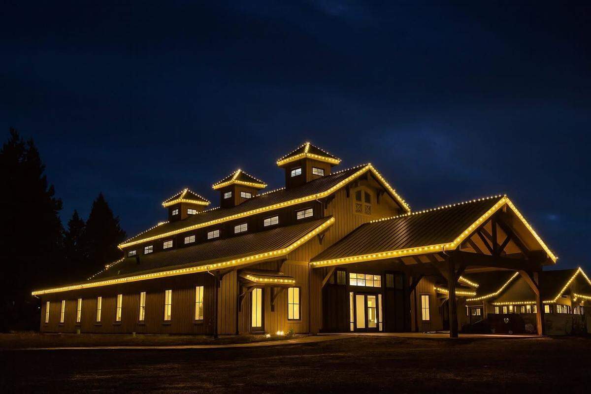 A picture of Joy and Glory Farm, a new event and wedding venue located at 9904 Canyon Road East in the Summit-Waller area. The couple behind the business, Patty and Gordon Rody, are accepting reservations starting June 28, 2026.