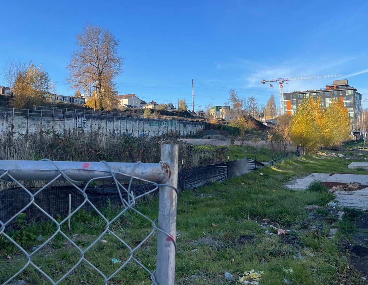 Vacant parcels between Tacoma and Fawcett avenues and South 21st and South 23rd streets seen last fall.
