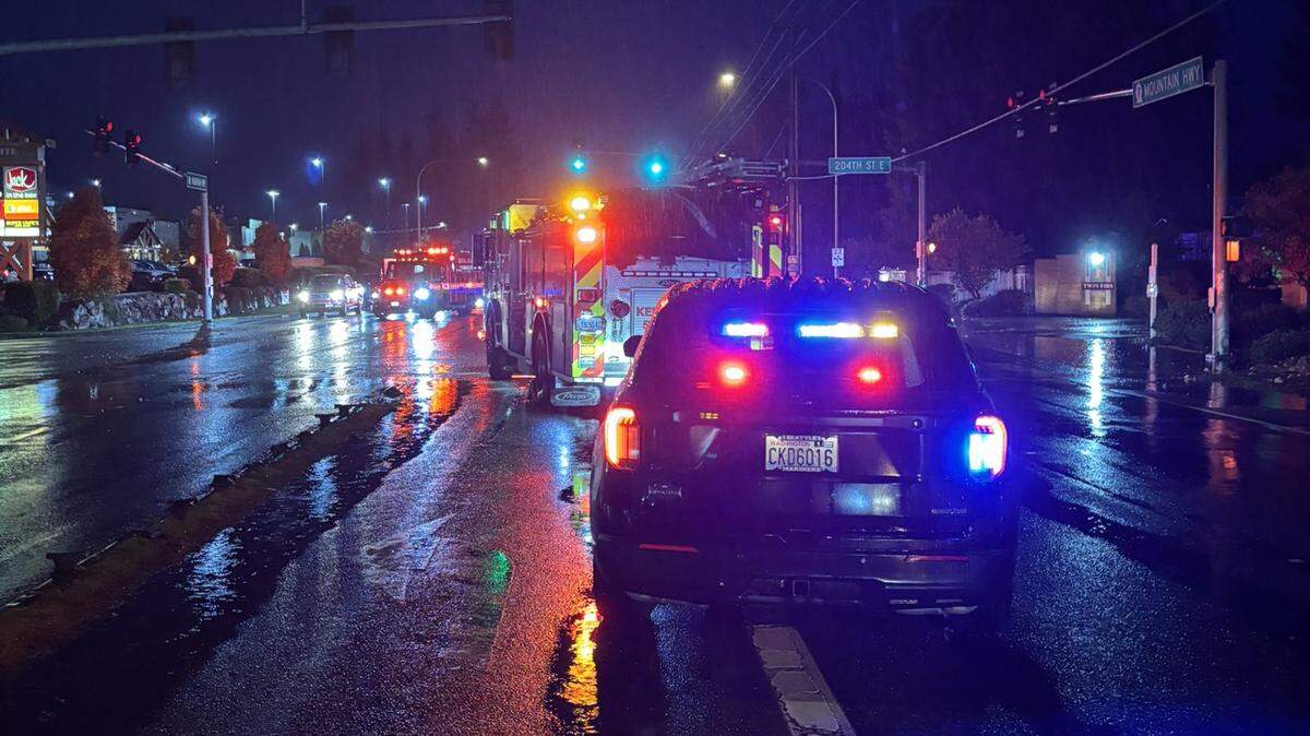 A pedestrian died after a crash on state Route 7 near Spanaway on Nov. 6, 2025.