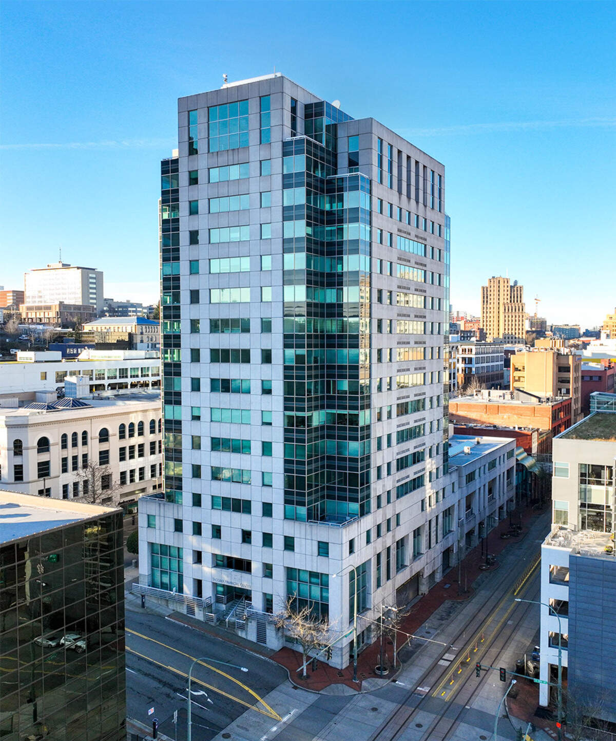 The rebranded Tacoma Centre is undergoing interior renovations to boost amenities as a premiere office site downtown.