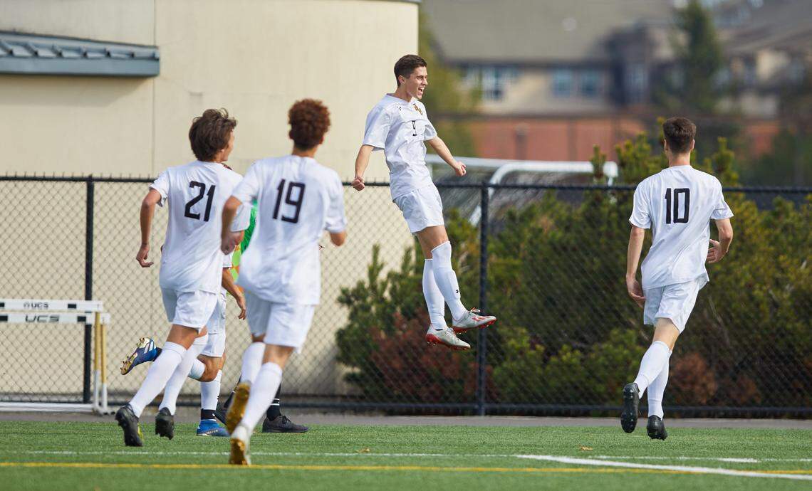 Men’s PLU soccer vs. UPS, Oct. 12, 2019. (Photo/John Froschauer)