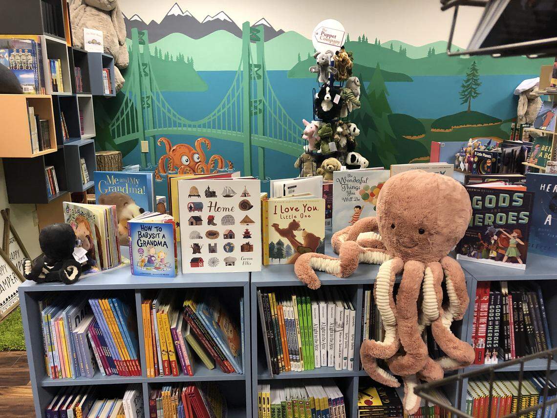 Books and toys intermingle at The Curious Bear Toy & Book Shop in Fircrest.