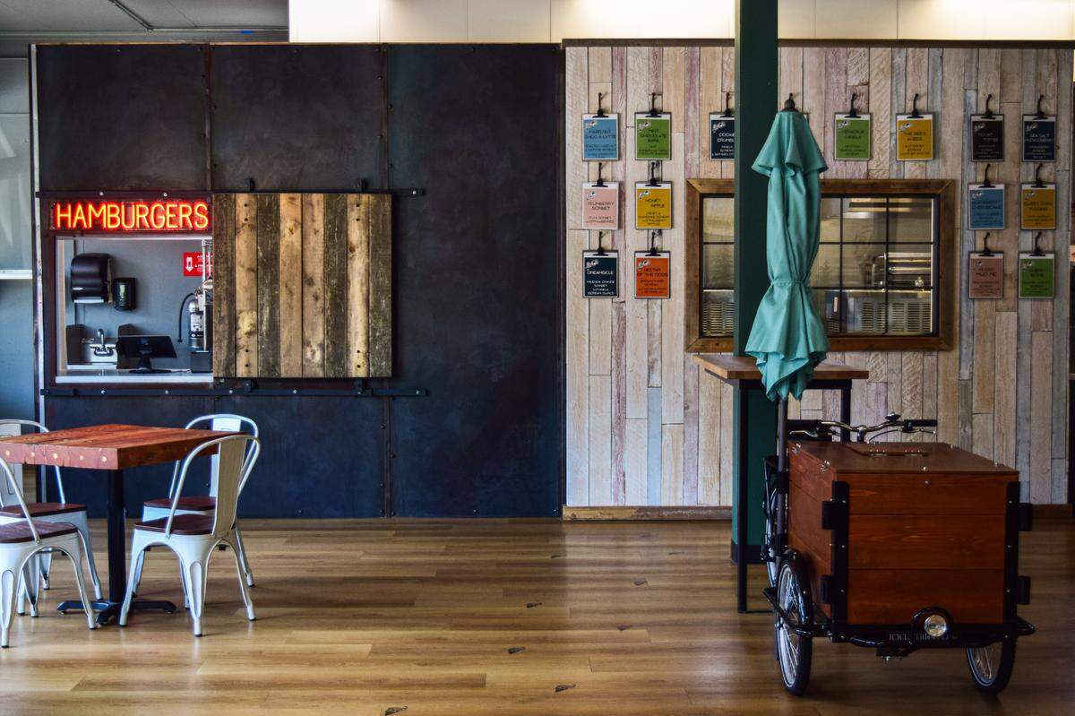 IScreamery moved to a bigger storefront at 7806 Pioneer Way in downtown Gig Harbor. It also will be home to Hole in the Wall, a counter-service smashburger restaurant.