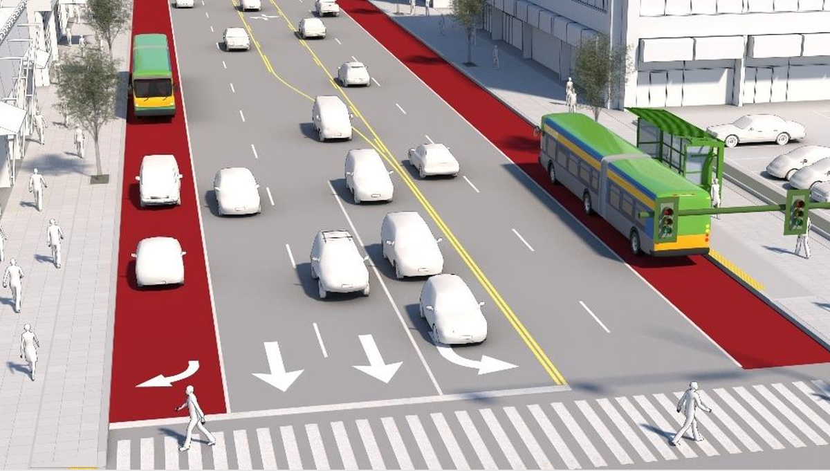 Bus Rapid Transit is envisioned for Pacific Avenue/State Route 7. The 14.4-mile route would provide service from Commerce Street bus station in Tacoma to 204th Street East in Spanaway.