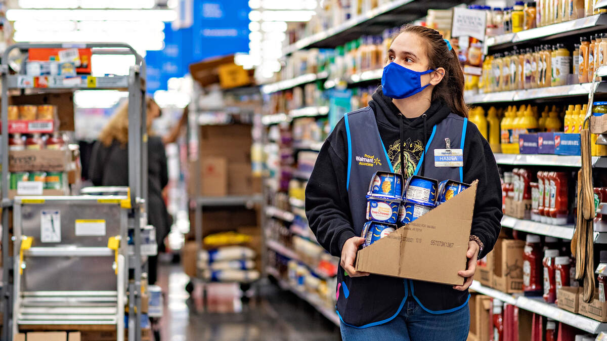 Walmart at 16502 Meridian E. expanded its online pickup and delivery service, among other improvements as part of a recent remodel.