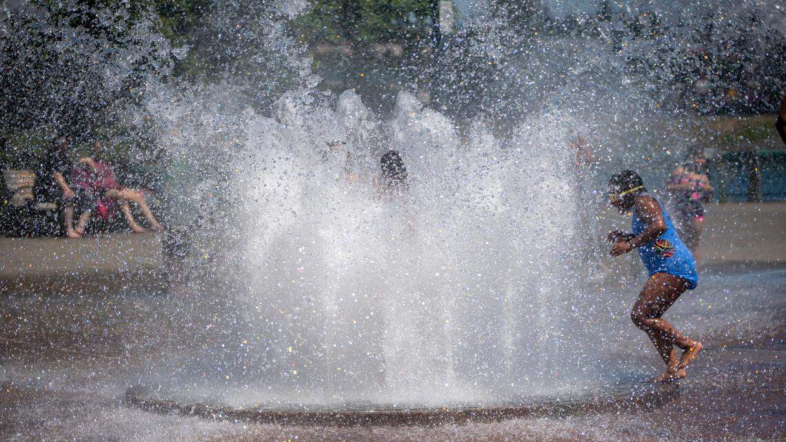 While Portland reached a record temperature of over 110 degrees June 27 people gathered at Salmon Street Springs water fountain in Portland to cool off. Three Voodoo Doughnut employees who went on strike for two days during a heat wave in Portland, Oregon, say they’ve been fired.