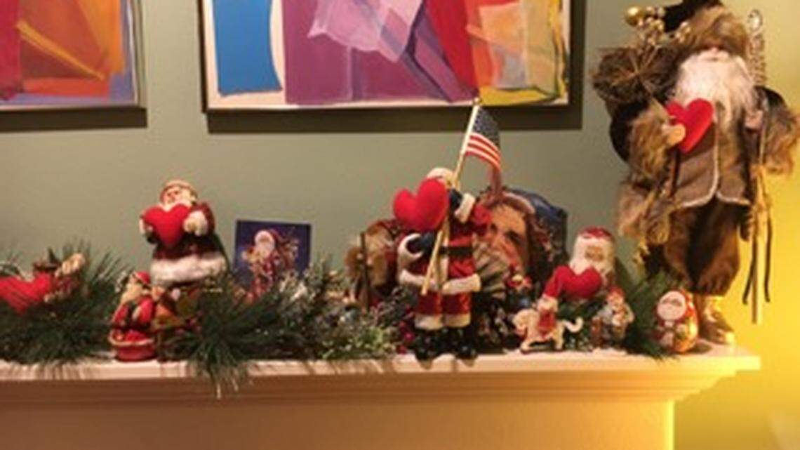 Holidays come and go, but the Christmas decorations remain