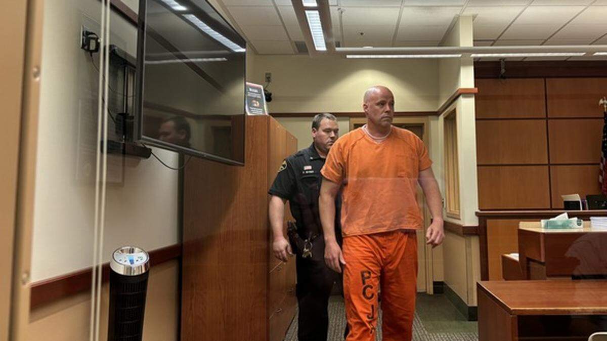 Christian Williams, 48, was charged for having explicit recordings and photos of teenagers, including his step-daughters.