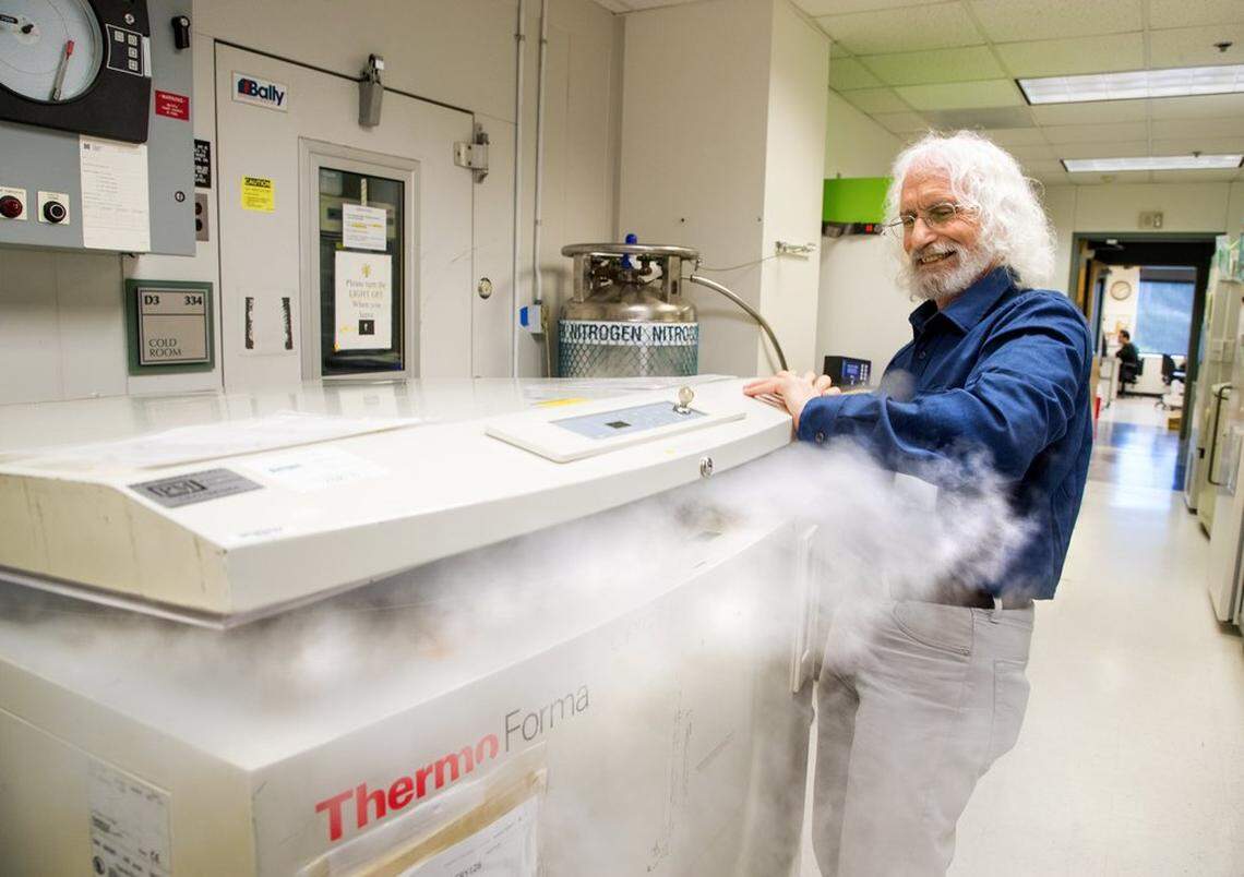 Dr. Phil Greenberg is the head of Immunology at the Fred Hutchinson Cancer Research Center. Greenberg has been at The Hutch since 1976, and is an expert in discovering how the immune system can be manipulated to fight diseases such as the pancreatic cancer that claimed the life of his father in 2001. A legend in the field, he still enjoys the occasional, satisfying burp of the liquid nitrogen freezer.