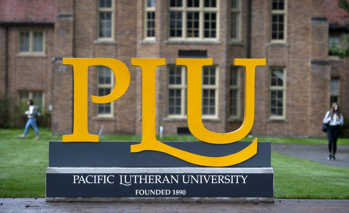 Pacific Lutheran University campus in Parkland on Wednesday, Feb. 26, 2020.