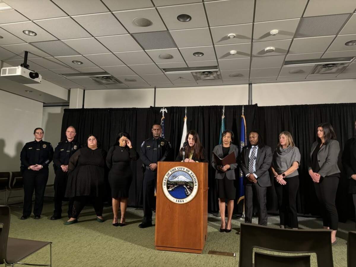 Tacoma City Manager Elizabeth Pauli summarizes the next steps in the internal investigation of police officers Christopher Burbank, Matthew Collins and Timothy Rankine.