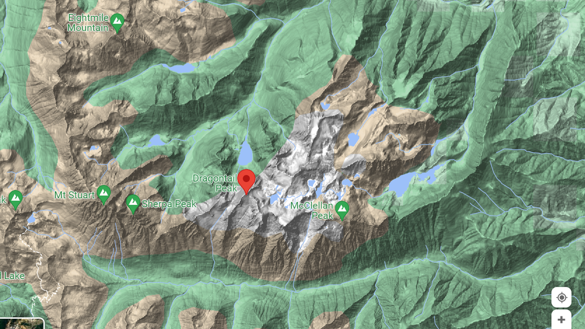 A 66-year-old man was climbing Dragontail Peak in Chelan County when he fell hundreds of feet, the sheriff’s department said. His body was found on March 30 at the peak’s base.