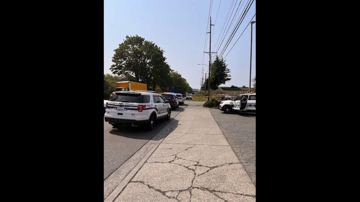 Police investigate serious assault in Tacoma on Thursday afternoon, Aug. 24, 2023.