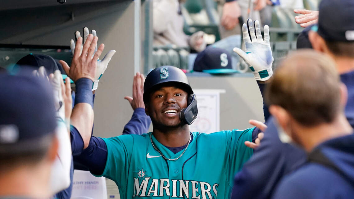 Rainiers notes: Lewis hits 464-foot homer on season’s 1st swing, Brash debuts in bullpen