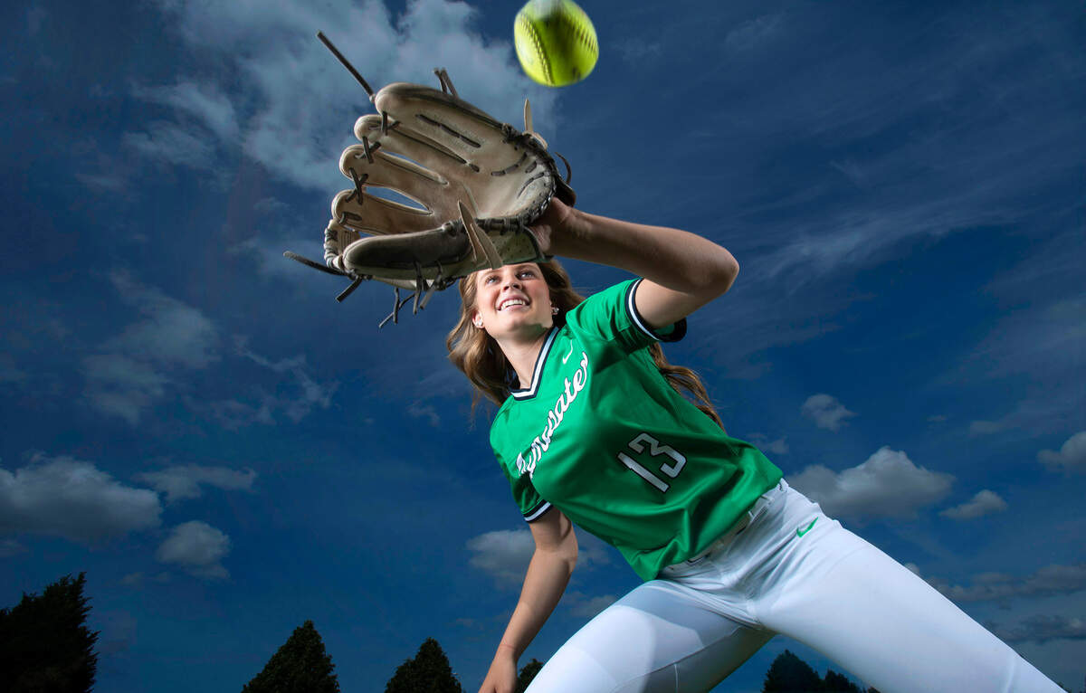 Tumwater senior shortstop Aly Waltermeyer is The Olympian’s All-Area Softball Player of the Year after helping lead the T-Birds to the 2A state championship. She is shown at Olympia High School in Olympia, Washington on Wednesday, June 8, 2022.