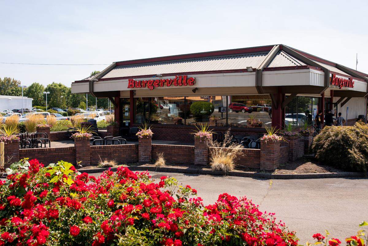Burgerville has 40 restaurants, including this one in Newberg, Oregon. The Tri-Cities could be in line for a site amid the chain’s latest expansion plans.