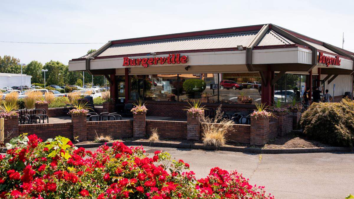 Burgerville has 40 restaurants, including this one in Newberg, Oregon. Pierce County could be in line for a site amid the chain’s latest expansion plans.